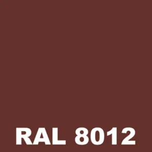 PEINTURE CHARPENTE 8012 ROUGE - Pot 25kg