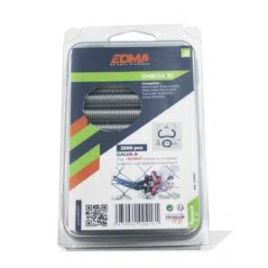 Agrafes OMEGA 16 galva boîte de 2500