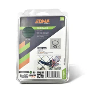 AGRAFES OMEGA 20 VERTE Bte 1000
