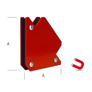 SUPPORT D'ANGLE MAGNETIQUE 82 x 82 x 80 x 14mm